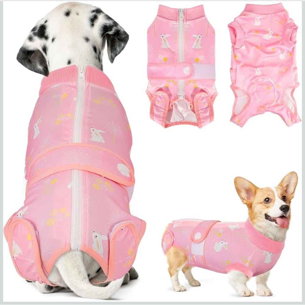 Pink Dog Recovery suit